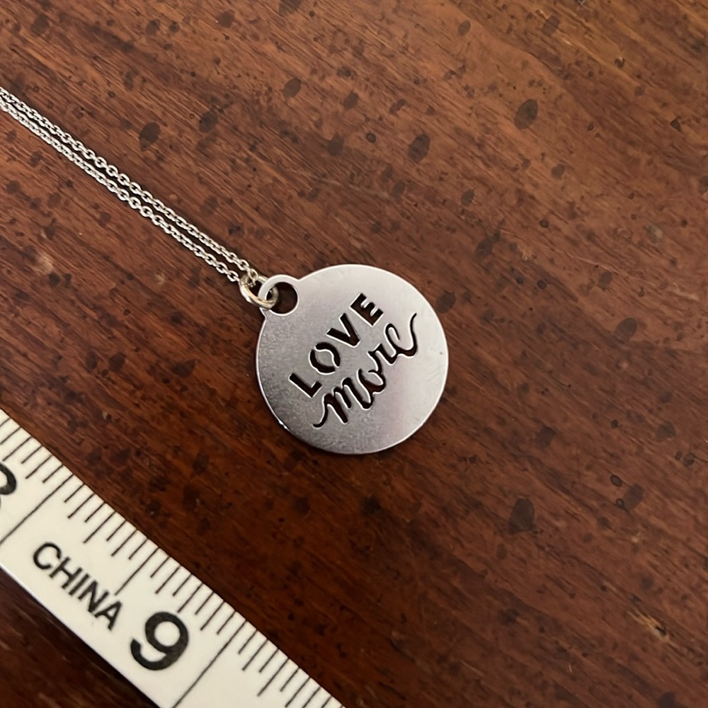 silver necklace
